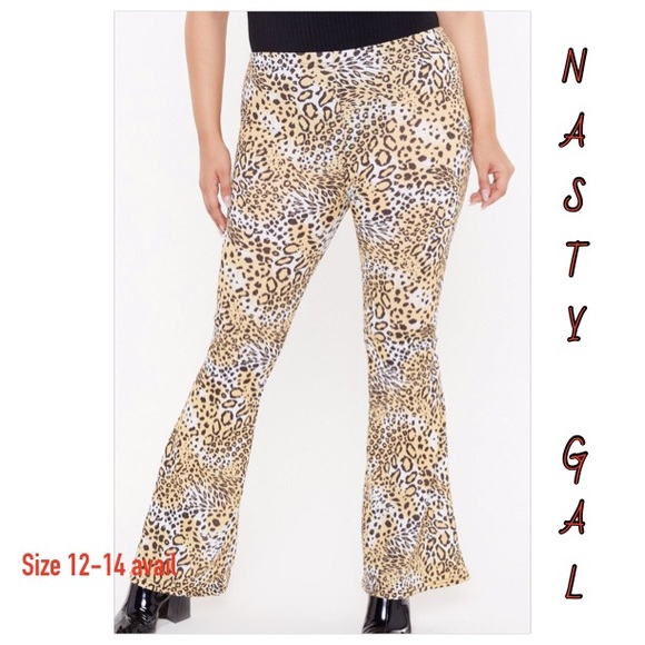NASTY GAL ANIMAL FLARES sz 12 & 14 - Picture 3 of 7